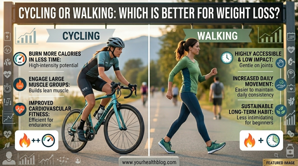 Cycling or Walking: Which Is Better for Weight Loss?