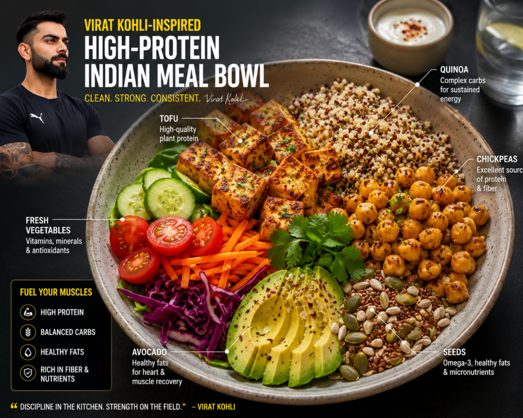 Virat Kohli highest-protein Indian meal